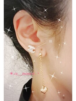 シーエスネイル 元住吉店(CS NAIL)/耳つぼジュエリー♪