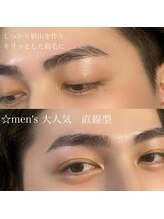 メンズ眉毛サロン Baron's Club枚方【眉毛/メンズ眉毛/メンズアイブロウ/眉毛パーマ】/【メンズ眉毛】メンズアイブロウ