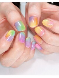 レインボーグラデーション