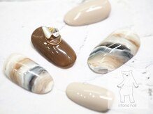 オトナネイル(otona nail)/瑪瑙風天然石ネイル