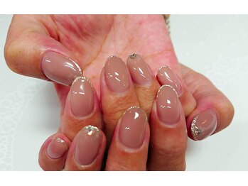 アイリッシュネイル 久屋大通店(Irish Nail)/マオジェル×ラメライン