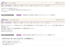 ジムニキサロン(GYM Niki Salon)/リニューアル前の口コミページ12