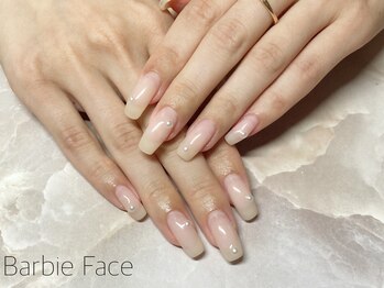 バービーフェイス 恵比寿(Barbie Face)/ちゅるんパールネイル
