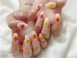 押し花ネイル