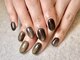 ラテネイル(Latte Nail)の写真/自爪をいたわりながら楽しむ上品ネイル*パラジェルが【+600円】でお試しOK◎ケア重視の仕上がりに。