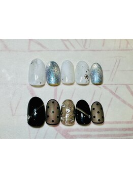 ショートネイルデザインが豊富