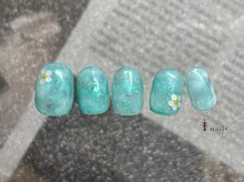 アイネイルズ 横浜EAST店(I-nails)/マーブルお花ネイル