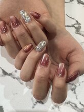 フリースタイル(Free Style)/☆大人ボルドーマグ×シルバー☆