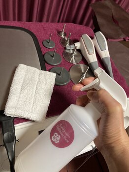 プラチナローズ(Platinum Rose)/感染対策、使用機器の消毒