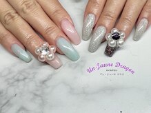 アン ジョーヌドラゴ/【自爪ネイル】パールフラワー