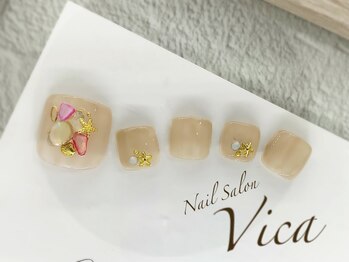 ヴィカ(Vica)/ベージュとシェルが可愛い☆