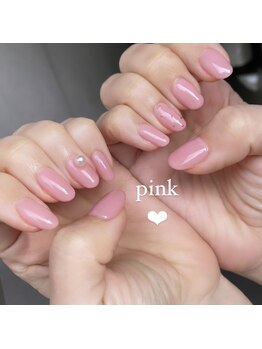 ルート12/いちごミルク色ネイル