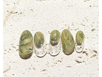 ネイルドッグ(NAIL DOG)/マーブルフレンチ♪