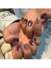 オンドットネイルサロンバイティントプラス(on. nailsalon by tint+)/マグネット＋ラメ