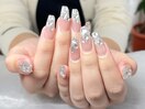 ラメキラキラ華やかネイル