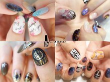 コーニス ネイルズ(Caunis nails)/推し作品の雰囲気ネイル