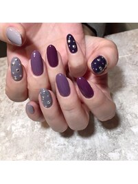 パープルグラデーション