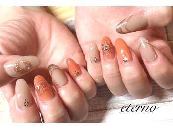 エテル(eterno)/ミラーアートネイル