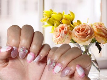 アップネイル/ピンクマグネットネイル