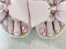 キラキラネイル 川口 南鳩ヶ谷店/フットニュアンスネイル