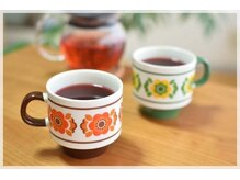 道草/施術後にも、お茶をご用意♪