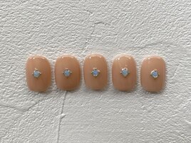 シンプルネイル　ピンクネイル