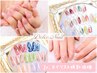 Jr.ネイリスト価格【ぬりかけorニュアンスワンカラー】¥2200