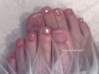 ディーエル ビューティー 二子玉川店(DL BEAUTY)/うるちゅるオーロラフットネイル