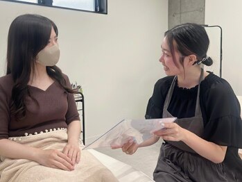 アイハビー 葛西駅前(eyeHbe)の写真/お悩みに寄り添う丁寧な接客で理想のまつげを実現★初めての方も相談してからメニューを決めていただけます