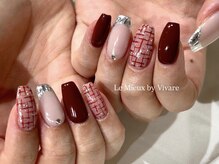 レミュー バイ ヴィヴァール(Le Mieux by vivare)/ツイード★ボルドーネイル