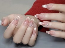 Best Nail 銀座店【ワンホンネイル・スカルプ・パラジェル・上品ジェルネイル】/チークマグネットネイル