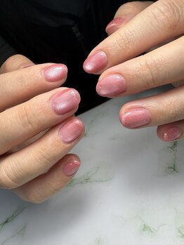 エンジョイネイル(N'joy nail)の写真/大人女性の指先を彩る、フォルムにこだわった艶感ワンカラー☆