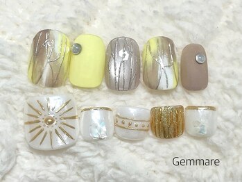 ジェンマーレ たまプラーザ店(Gemmare)の写真/良心的価格だから気軽にネイルが楽しめます♪オフィス系にカラー変更可能♪お気軽にご相談ください