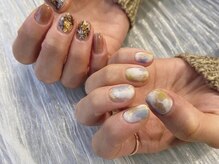 アオ 渋谷(ao.)/ちぐはぐネイル