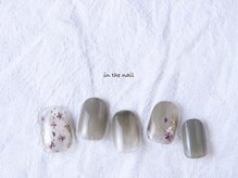 イン ザ ネイル(in the nail)/押し花ニュアンスネイル