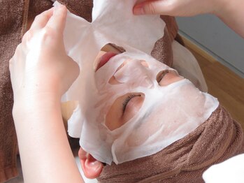 スキンケアラウンジ バイ オルビス(SKINCARE LOUNGE BY ORBIS)/手順5　パック