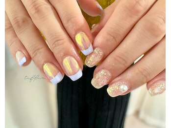ネイルサロン ティフィン(tiffin)/~ちゅるんアシメネイル~