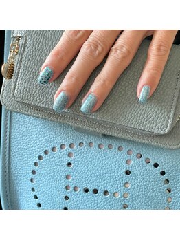 アイリッシュネイル 久屋大通店(Irish Nail)/キラキラ夏ブルー