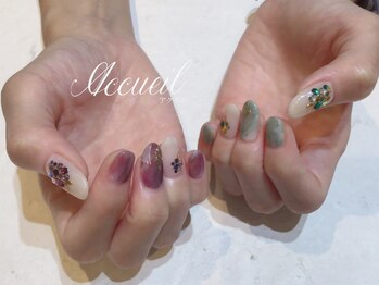 アクイユ 銀座店(ACCUEIL)/ぶどうネイル