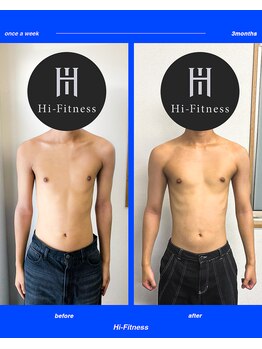 ハイフィットネス(Hi-Fitness)/ビフォー/アフター