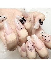 ケソン ネイル スタジオ(qeson nail studio)/お客様ネイル【ribbon】
