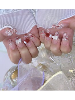 ツイードネイル♪