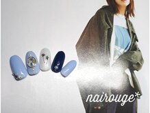 ネイル―ジュ 札幌大通店(nairouge*)/エスミントフラワー☆カメオ