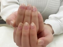 プルミエ ネイル(Premier Nail)/ラメグラ★ピンクゴールド