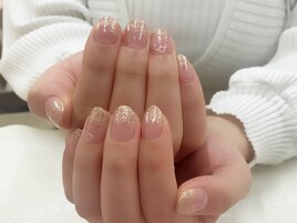 ラメグラ★ピンクゴールド