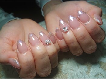 ミラーフレンチネイル