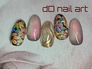 ディーディーネイルアート(dD nail art)/designアートコース¥7,700