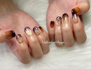 ネイルサロン デイズ 三好丘店(Days)/定額デザイン 月マグネット