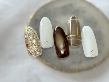 ☆チェックネイル