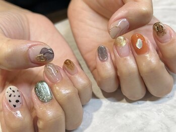 ネイルアルケー(Nail ARCHE)の写真/ズボラ女子はお任せデザインで楽々★どんなデザインも対応◎バイオ/パラジェルから選択♪初回オフ4回迄無料